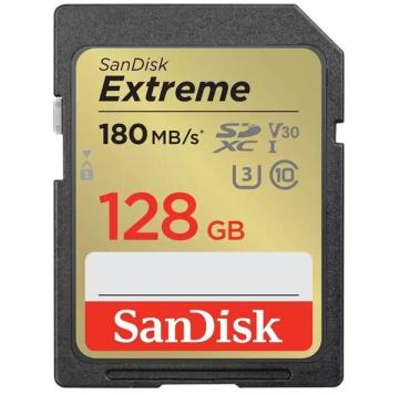 SANDISK 128GB SD class 10 UHS-I Extreme