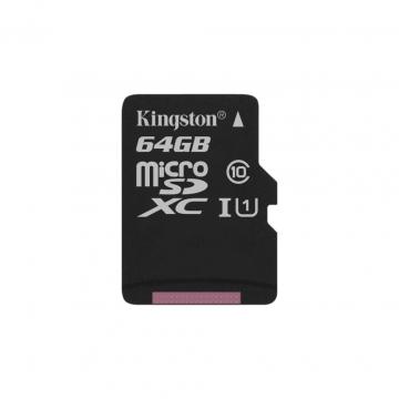 Kingston 64GB microSDXC Class 10 Canvas Select Plus 100R A1