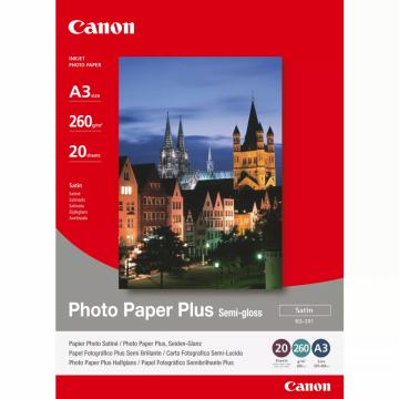 Canon A3 Photo Paper Plus Semi-gloss SG-201, 20sh