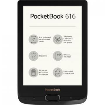 PocketBook 616 Basic Lux2, Obsidian Black