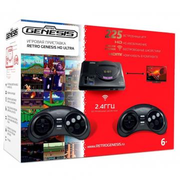 Retro Genesis 16 bit HD Ultra (225 ігор, 2 бездротових джойстика