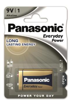 PANASONIC Крона 6LR61 Everyday Power * 1