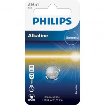 Philips A76 (LR44, LR1154, AG13, V13GA) Alkaline * 1
