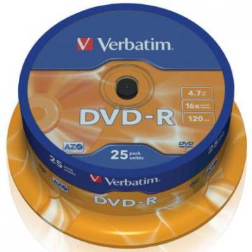 Verbatim 4.7Gb 16X CakeBox 25шт