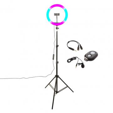 XoKo BS-600+ stand 65-185cm with RGB LED, microphone, r