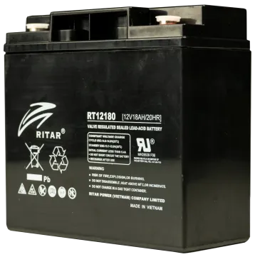 Ritar AGM RT12180B, 12V-18Ah, Black