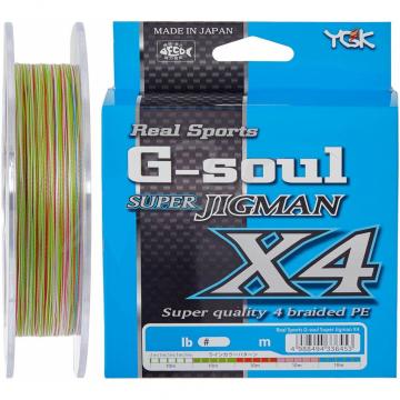 YGK Super Jig Man X4 200m Multi Color 2.0/0.242mm 30lb