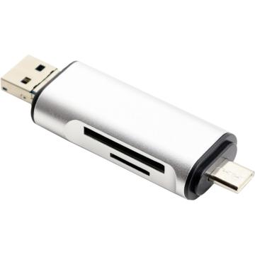 XoKo AC-440 Type-C USB 3.0 and MicroUSB/SD Card Reader