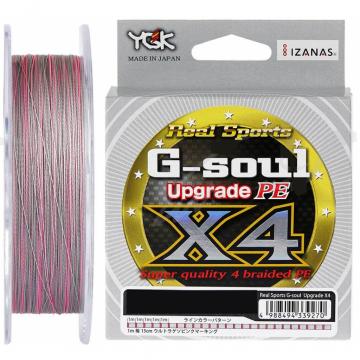 YGK G-Soul X4 Upgrade 150m 0.8/14lb Grey