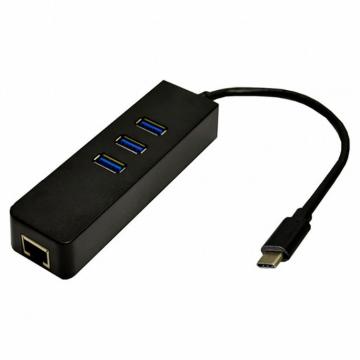 Dynamode USB 3.1 Type-C - RJ45 Gigabit Lan, 3*USB 3.0