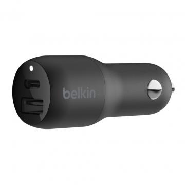 Belkin Car Charger 32W PD Dual, black