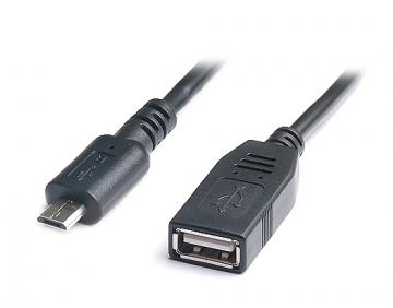 REAL-EL OTG USB 2.0 AF to Micro 5P 0.1m