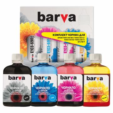 BARVA EPSON L1110/L3100 (103) 4х100мл B/C/M/Y