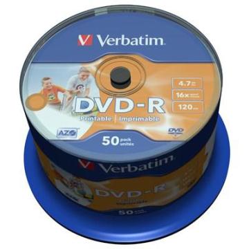 Verbatim 4.7Gb 16X CakeBox 50шт AZO Print