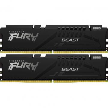 Kingston Fury (ex.HyperX) DDR5 32GB (2x16GB) 5200 MHz Beast Black