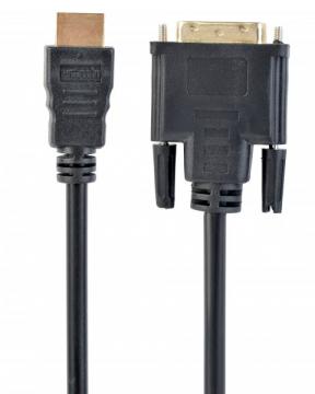 Cablexpert HDMI to DVI 18+1pin M, 1.8m