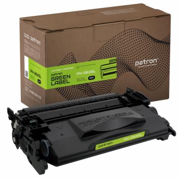 Patron HP LJ CF226X GREEN Label