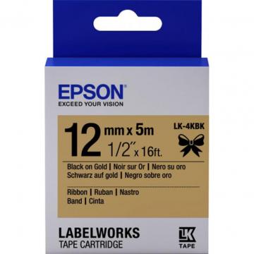 EPSON Labelworks LK-4KBK Blk/Gold