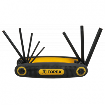 Topex ключи шестигранные Torx T9-T40, набор 8 шт.
