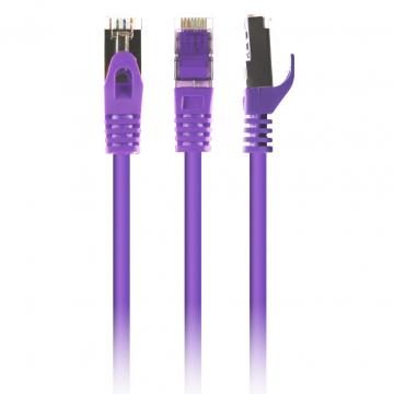 Cablexpert 2м S/FTP Cat 6A CU LSZH violet