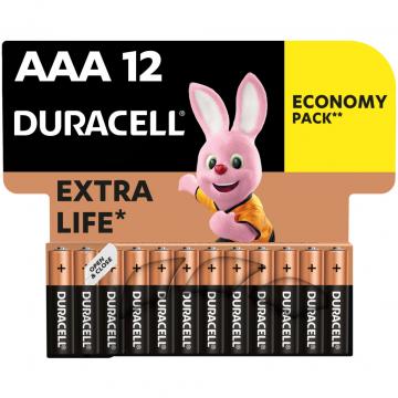 Duracell AAA лужні 12 шт. в упаковці